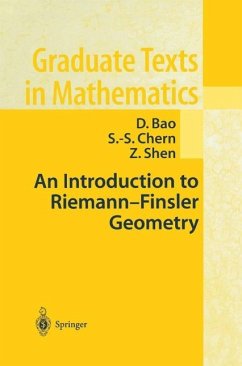 Cover An Introduction to Riemann-Finsler Geometry (eBook, PDF)
