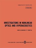 Investigations in Nonlinear Optics and Hyperacoustics (eBook, PDF)