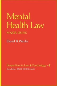 Mental Health Law (eBook, PDF) - Wexler, David B.