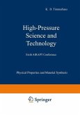 High-Pressure Science and Technology (eBook, PDF)