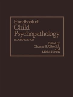 Cover Handbook of Child Psychopathology (eBook, PDF)