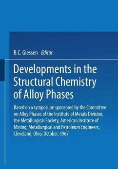 Developments in the Structural Chemistry of Alloy Phases (eBook, PDF)