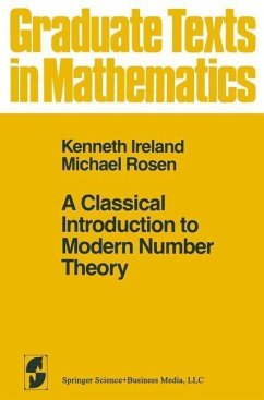 A Classical Introduction to Modern Number Theory (eBook, PDF) - Ireland, K.; Rosen, M.