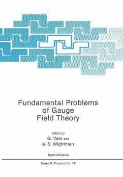 Fundamental Problems of Gauge Field Theory (eBook, PDF)