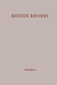 Residue Reviews/Rückstandsberichte (eBook, PDF) - Gunther, Francis A.
