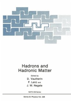 Cover Hadrons and Hadronic Matter (eBook, PDF)