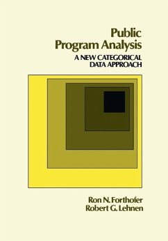 Public Program Analysis (eBook, PDF) - Forthofer, Ronald