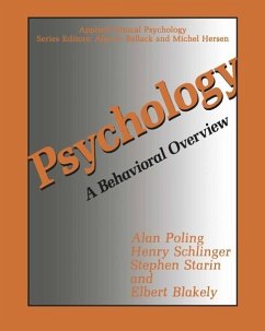 Psychology (eBook, PDF) - Poling, Alan; Schlinger, Henry; Starin, Stephen; Blakely, Elbert