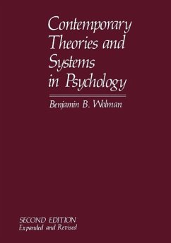 Contemporary Theories and Systems in Psychology (eBook, PDF) - Wolman, Benjamin B.