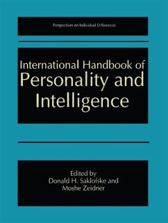 International Handbook of Personality and Intelligence (eBook, PDF)