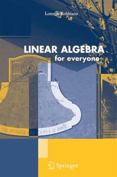 Linear Algebra for Everyone (eBook, PDF) - Robbiano, Lorenzo