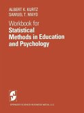 Workbook for Statistical Methods in Education and Psychology (eBook, PDF)