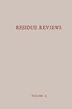 Residue Reviews / Rückstands-Berichte (eBook, PDF) - Gunther, Francis A.