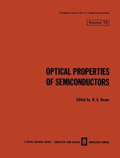 Optical Properties of Semiconductors (eBook, PDF)