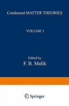 Cover Condensed Matter Theories (eBook, PDF)