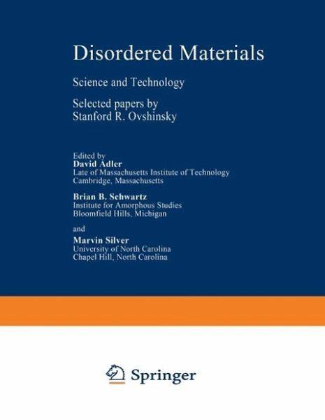 Disordered Materials (eBook, PDF)