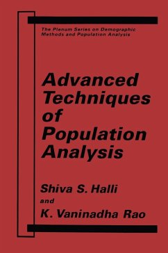 Advanced Techniques of Population Analysis (eBook, PDF) - Halli, S. S.; Rao, K. V.