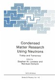 Condensed Matter Research Using Neutrons (eBook, PDF)