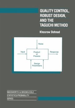 Quality Control, Robust Design, and the Taguchi Method (eBook, PDF) - Dehnad, Khosrow