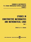 Studies in Constructive Mathematics and Mathematical Logic (eBook, PDF)