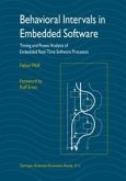 Behavioral Intervals in Embedded Software (eBook, PDF)