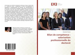Bilan de compétence : valorisation professionnelle du doctorat - Poulain, Sebastien