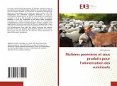 Matières premières et sous produits pour l¿alimentation des ruminants