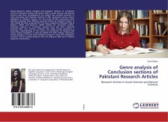 Genre analysis of Conclusion sections of Pakistani Research Articles