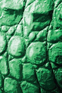 Alive! crocodile skin - Emerald duotone - Photo art notebooks (6 x 9 series) - Jansson, Eva-Lotta