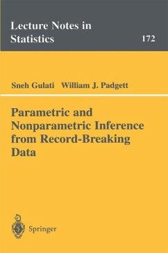 Parametric and Nonparametric Inference from Record-Breaking Data (eBook, PDF) - Gulati, Sneh; Padgett, William J.