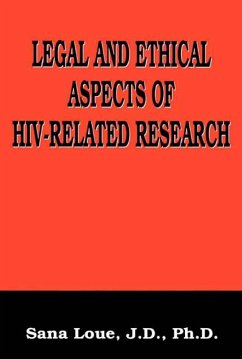 Legal and Ethical Aspects of HIV-Related Research (eBook, PDF) - Wollmann, Emmanuelle E.