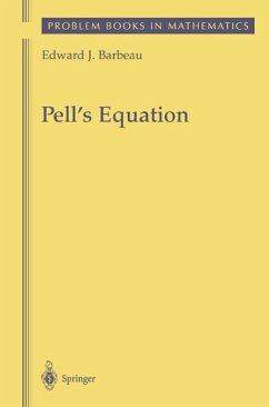 Pell's Equation (eBook, PDF) - Barbeau, Edward J.