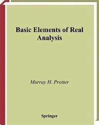 Basic Elements of Real Analysis (eBook, PDF) - Protter, Murray H.