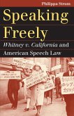 Speaking Freely (eBook, ePUB)