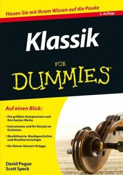 Klassik für Dummies - Pogue, David;Speck, Scott