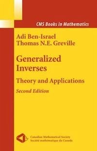Generalized Inverses (eBook, PDF) - Ben-Israel, Adi; Greville, Thomas N. E.