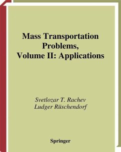 Mass Transportation Problems (eBook, PDF) - Rachev, Svetlozar T.; Rüschendorf, Ludger