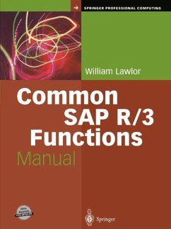 Common SAP R/3 Functions Manual (eBook, PDF) - Lawlor, William