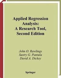 Applied Regression Analysis (eBook, PDF) - Rawlings, John O.; Pantula, Sastry G.; Dickey, David A.