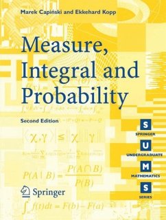 Measure, Integral and Probability (eBook, PDF) - Capinski, Marek; Kopp, Peter E.