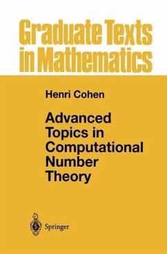 Advanced Topics in Computational Number Theory (eBook, PDF) - Cohen, Henri