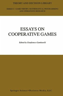 Cover Essay in Cooperative Games (eBook, PDF)