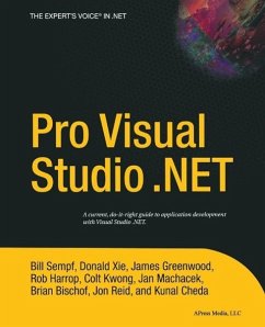 Pro Visual Studio .NET (eBook, PDF) - Cheda, Kunal; Greenwood, James; Bischof, Brian; Harrop, Rob; Kwong, Colt; Machacek, Jan; Reid, Jon; Sempf, William; Xie, Donald