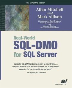 Real-World SQL-DMO for SQL Server (eBook, PDF) - Mitchell, Allan; Allison, Mark