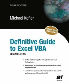 Definitive Guide to Excel VBA (eBook, PDF) - Kofler, Michael