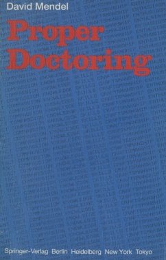 Cover Proper Doctoring (eBook, PDF)