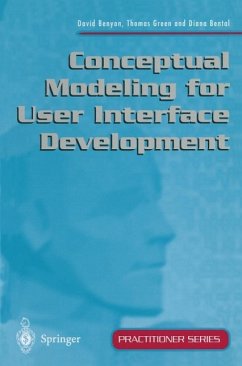Conceptual Modeling for User Interface Development (eBook, PDF) - Benyon, David; Green, Thomas; Bental, Diana