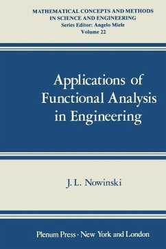 Applications of Functional Analysis in Engineering (eBook, PDF) - Nowinski, J.