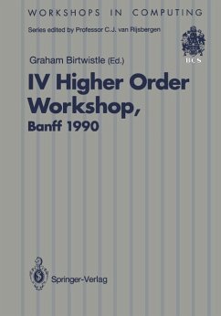 Cover IV Higher Order Workshop, Banff 1990 (eBook, PDF)