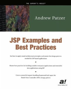 JSP Examples and Best Practices (eBook, PDF) - Patzer, Andrew